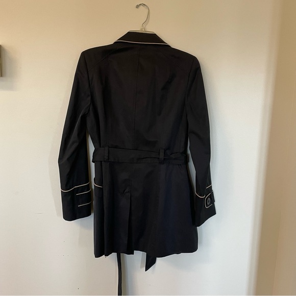 Black Tipped Mac. A true statement coat for any occasion. - Picture 2 of 7